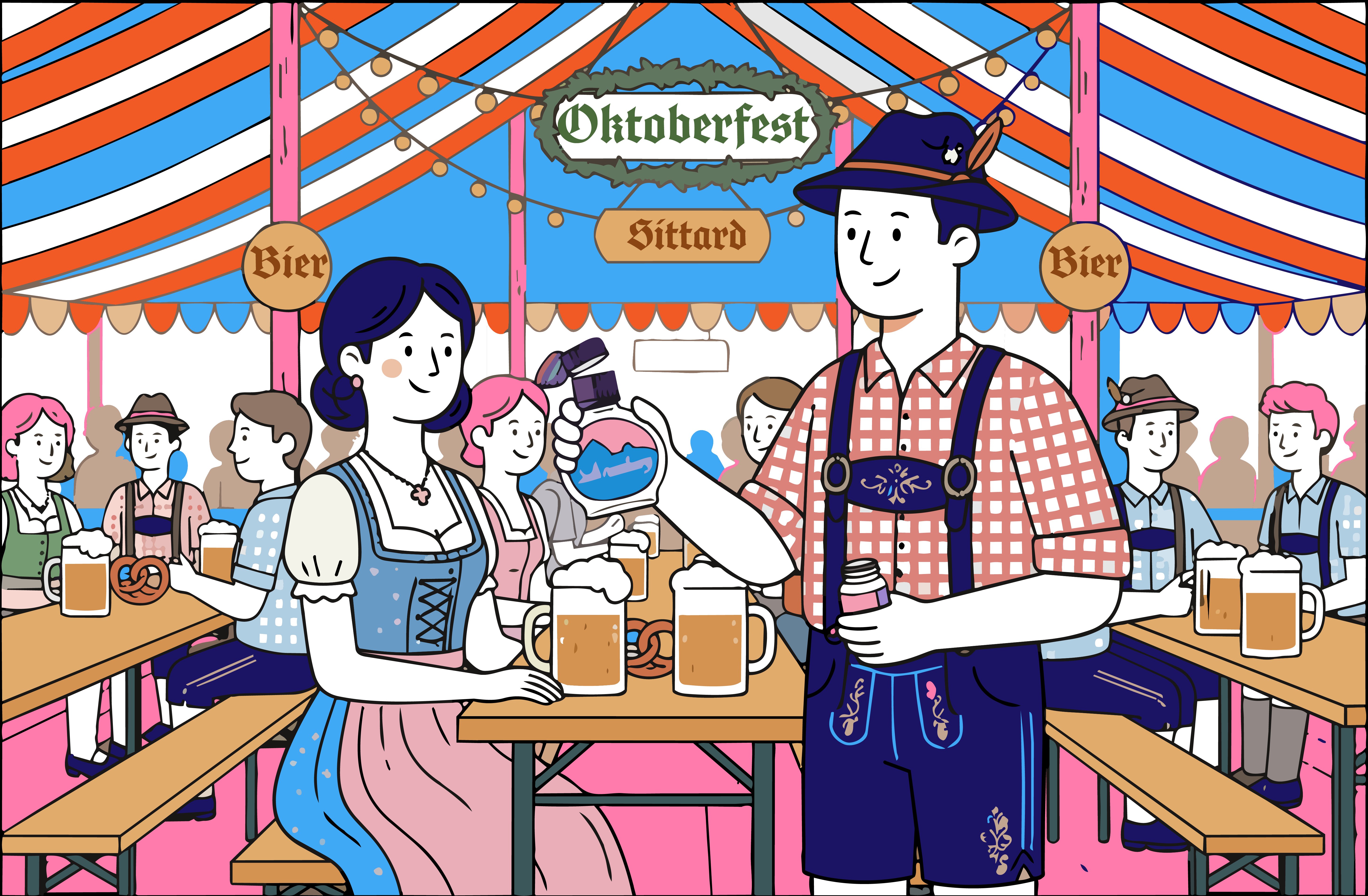 Oktoberfeest Sittard sfeerbeeld